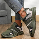 Women’s Sporty Sneakers With Ventilated Upper – Cushioned Comfort Shoes