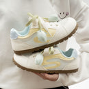 Women's Trendy Hello Kitty Non-Slip Sneakers With Unique Petal Shoe Lace