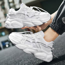 Women's Black Non-Slip Platform Sneakers With Lace Up Comfort