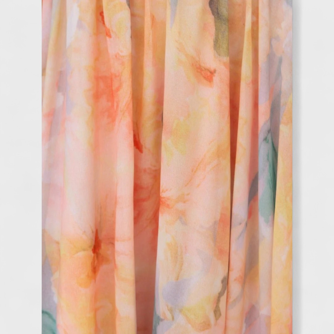 Paolla Floral Halter Dress