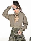 American Retro High Fashion Casual Loose Vintage Streetwear Pullover Hoodie