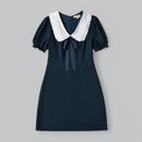 Polka Dot Mini Dress – Puff Sleeve Vintage Summer Dress for Women