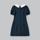 Polka Dot Mini Dress – Puff Sleeve Vintage Summer Dress for Women