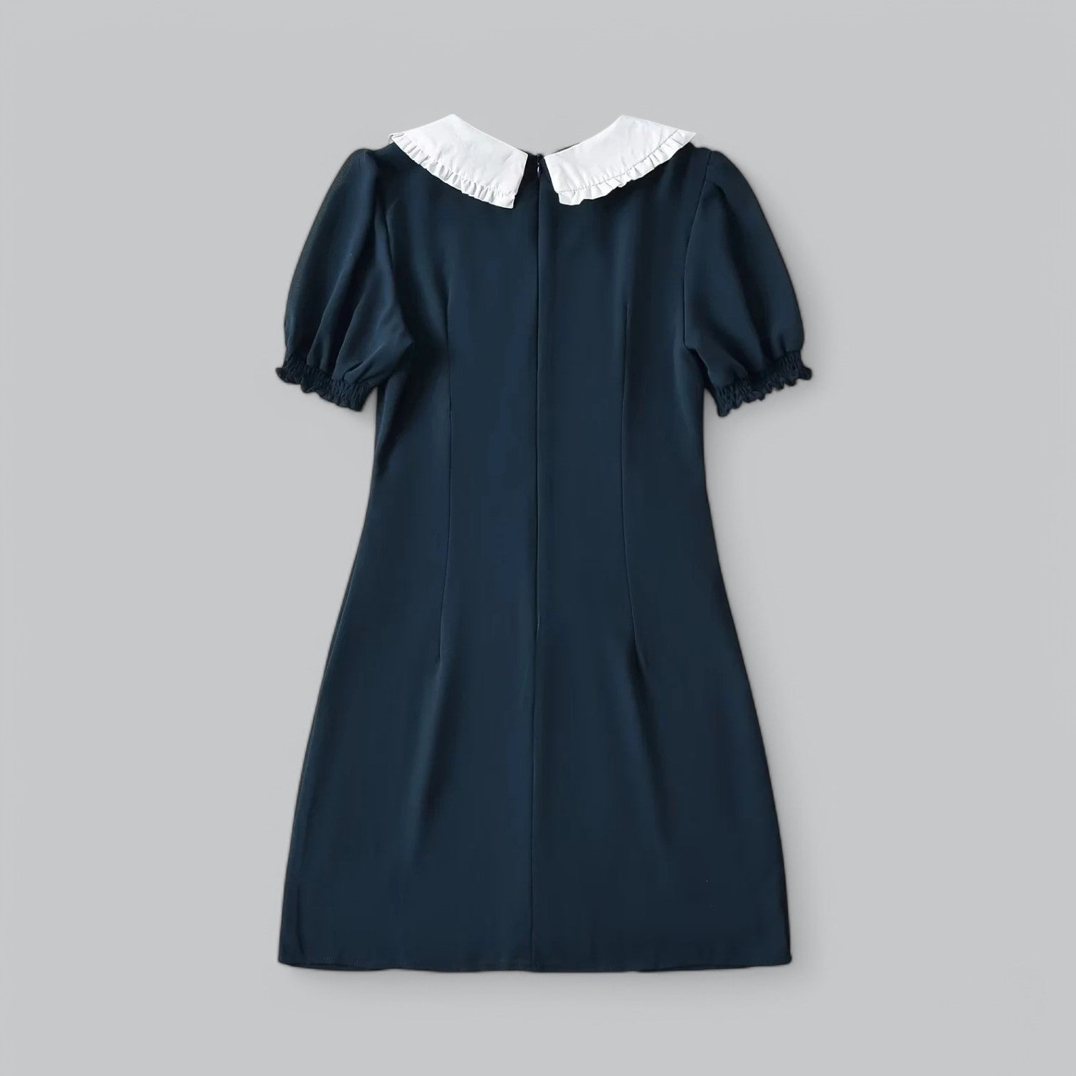 Polka Dot Mini Dress – Puff Sleeve Vintage Summer Dress for Women