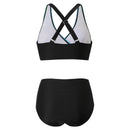 Hana® | Women'S High Waisted Push-Up Halter Bikini Set