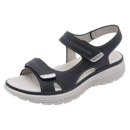 Women's Breathable Summer Sandals – Double-Strap Comfortable Slides