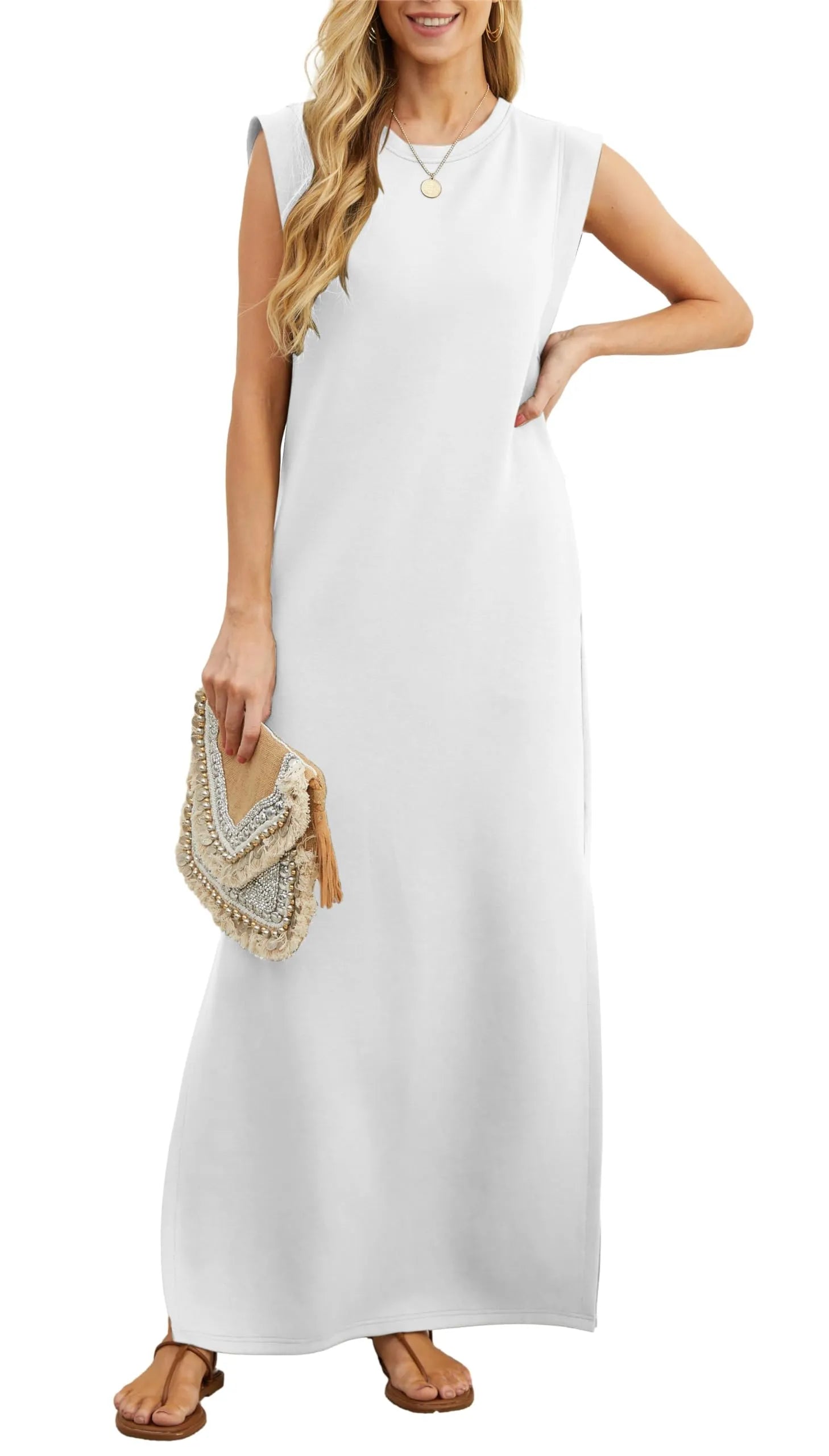 Denise™ - Casual Loose Split Wrinkle-Free Maxi Dress