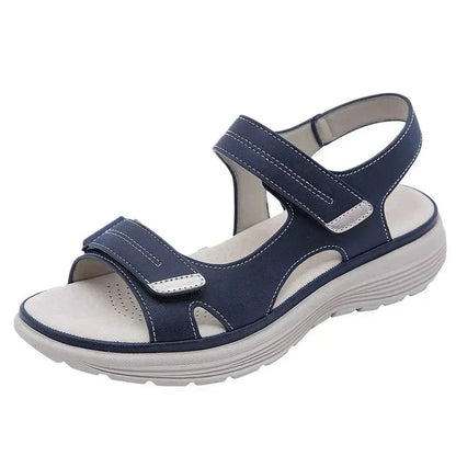 Women's Breathable Summer Sandals – Double-Strap Comfortable Slides
