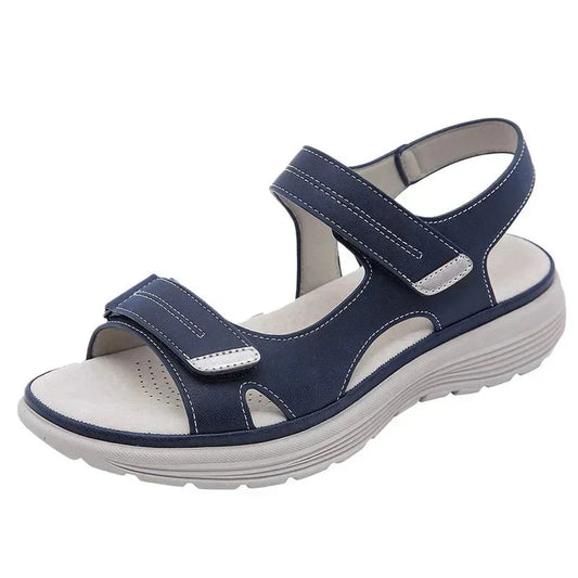 Women's Breathable Summer Sandals – Double-Strap Comfortable Slides