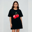 3D Print Cotton Loose Fit T-shirt