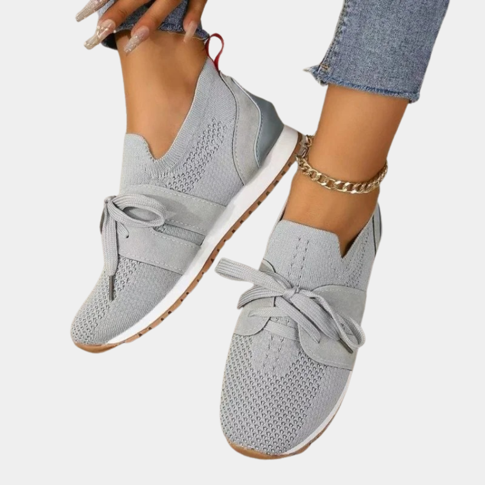 Women's Supportive Slip-On Walking Sneakers – Lightweight Everyday Comfort Shoes