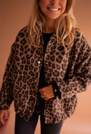 Stylish Leopard Print Bomber Jacket for Women – Trendy Lightweight Outerwear, Versatile Fit, Casual or Dressy 0