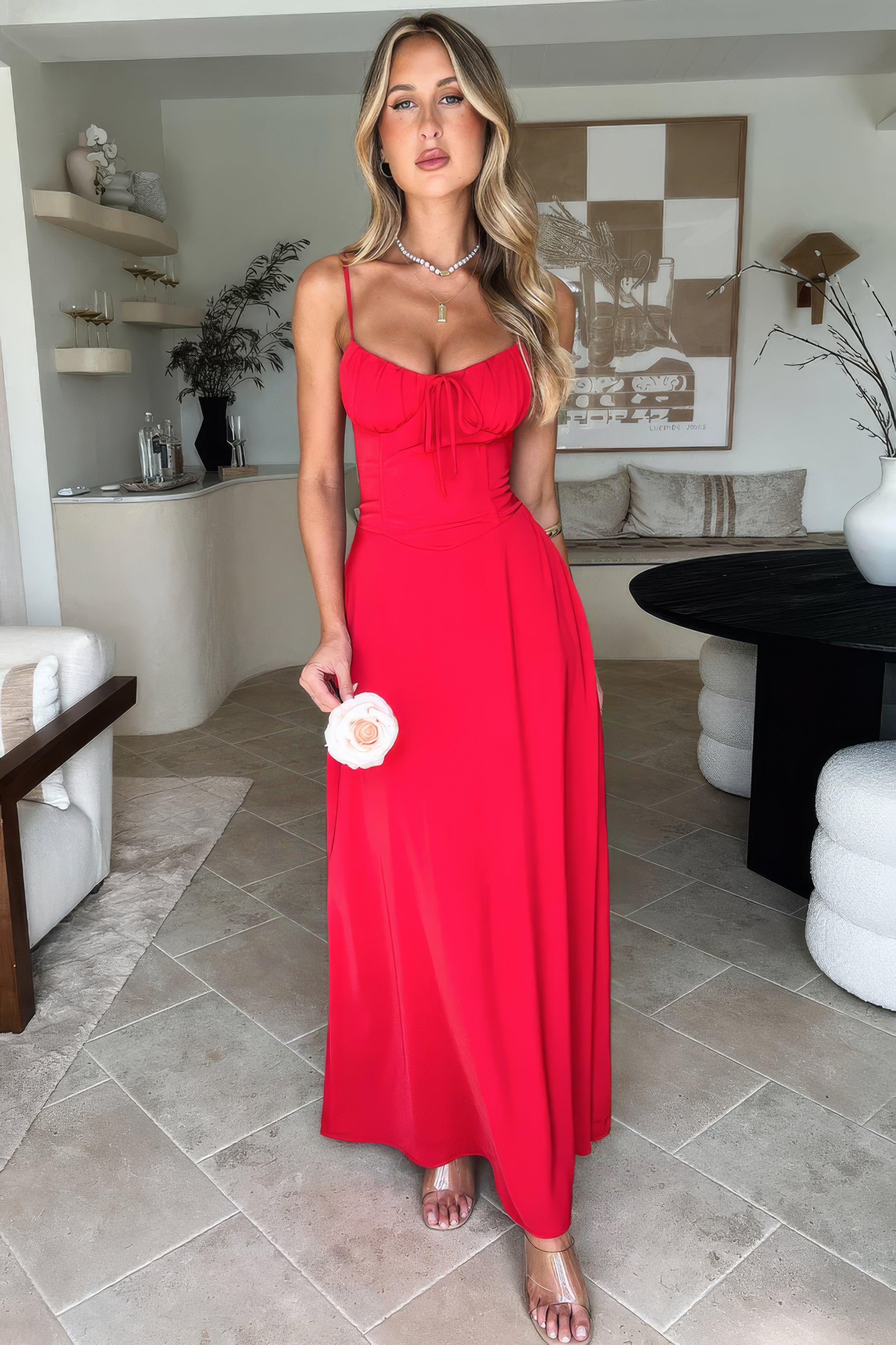 Stylish Lightweight Maxi Summer Dress for Women – Elegant Fit Up to 3XL, Perfect for Wedding Guests and Casual Outings 4