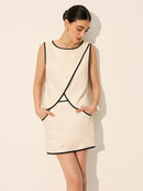 Stylish Linen Cotton Co-Ord Set for Women – Breezy Summer Top and Skirt Ensemble 2