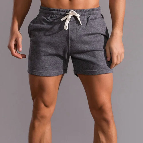Mens Fitted Jogger Shorts With Pockets – Athletic Casual Summer Shorts