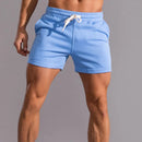 Mens Fitted Jogger Shorts With Pockets – Athletic Casual Summer Shorts