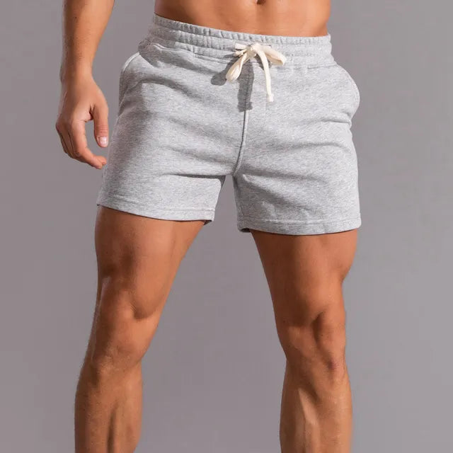 Mens Fitted Jogger Shorts With Pockets – Athletic Casual Summer Shorts