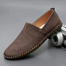 Men's Lightweight Slip-On Loafers – Casual Stitched Sole Shoes
