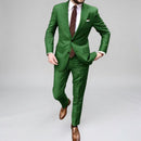 Men’s Two-Piece Suit – Blazer & Trousers Classic Formal Tailored Style