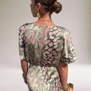 Twisted V-Neck Maxi Dress – Elegant Long Dress for Special Occasions