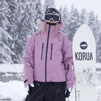 Unisex Ski Jacket Waterproof Windproof Functional Design
