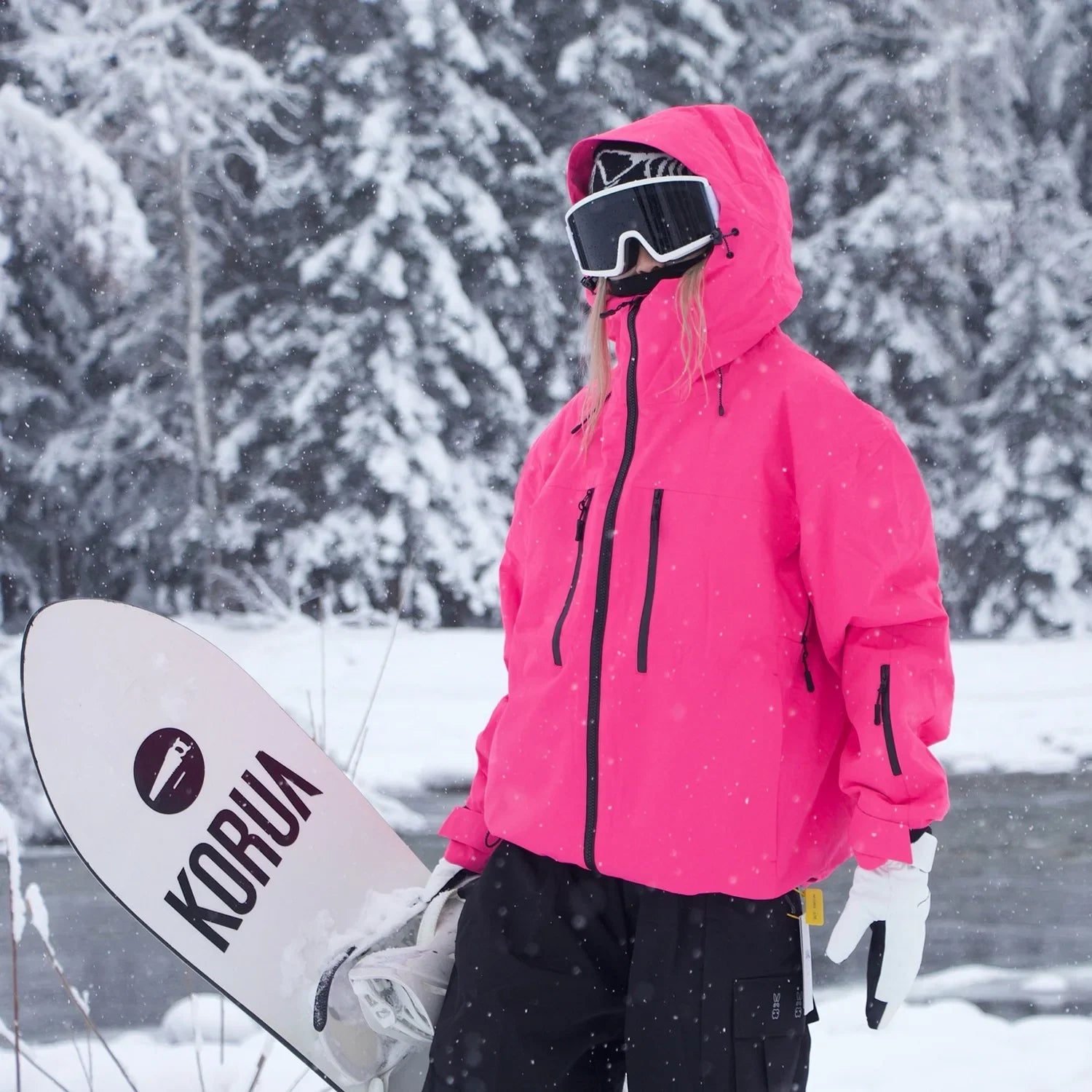 Unisex Ski Jacket Waterproof Windproof Functional Design