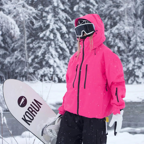 Unisex Ski Jacket Waterproof Windproof Functional Design 1