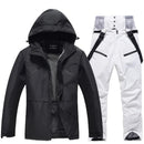 Unisex Ski Suit Set Weatherproof Fabric Sporty Ski Clothes 3