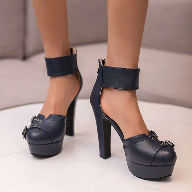 Anna & Rose | Ember™ | Elegant Strap Heels