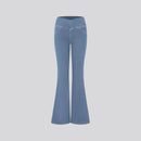 Women's High-Waist Flared Leggings Pants – Stretch Wide-Leg Yoga Trousers