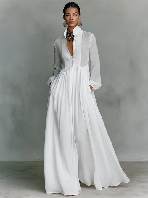 White Maxi Dress: Effortless Style for Everyday and Special Occasions 6