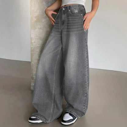 Women Baggy Wide Leg Jeans 1