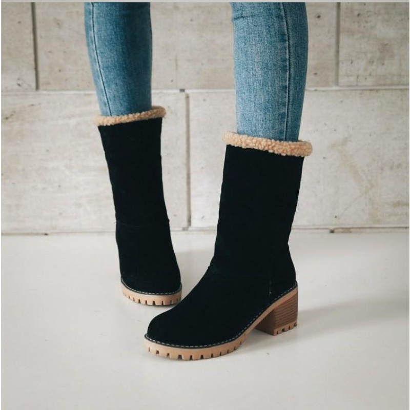 Women Black Ankle Boots 6