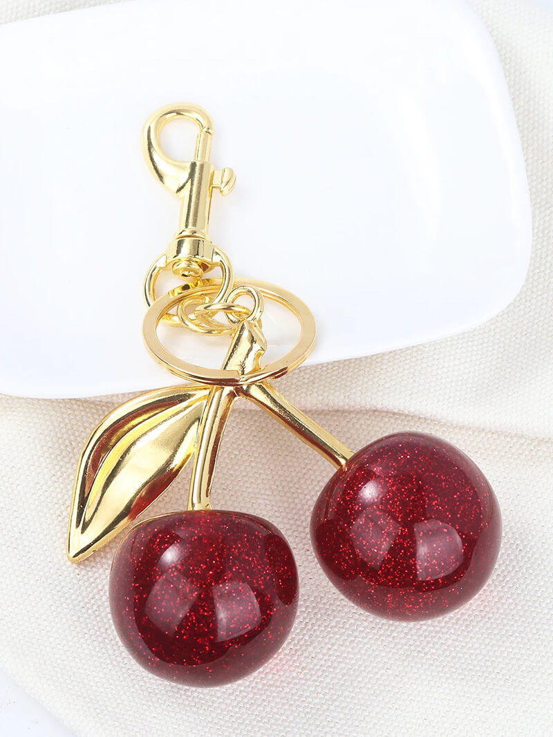 Women Cherry Bag Necklace 1