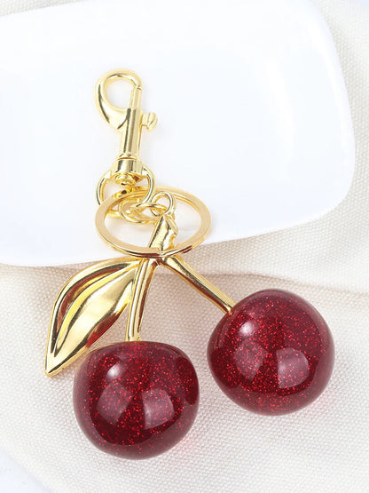 Women Cherry Bag Necklace 1