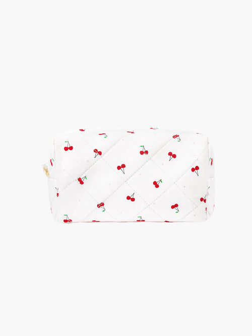 Women Cosmetic Bag Cherry Pattern 0