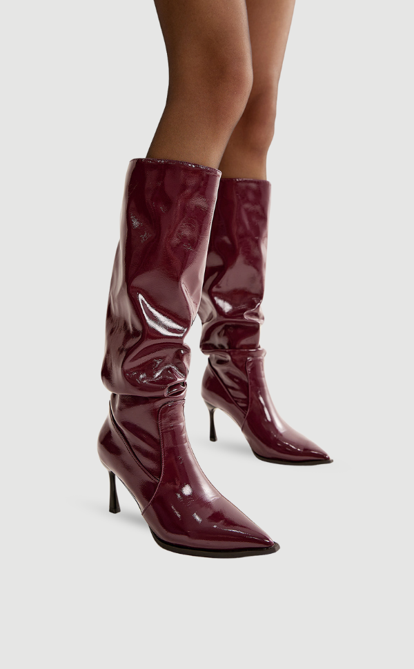 Women High Heel Knee Boot