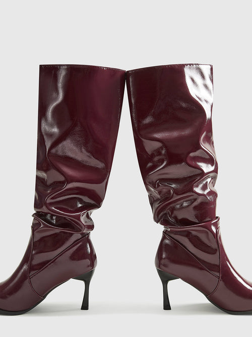 Women High Heel Knee Boot 7