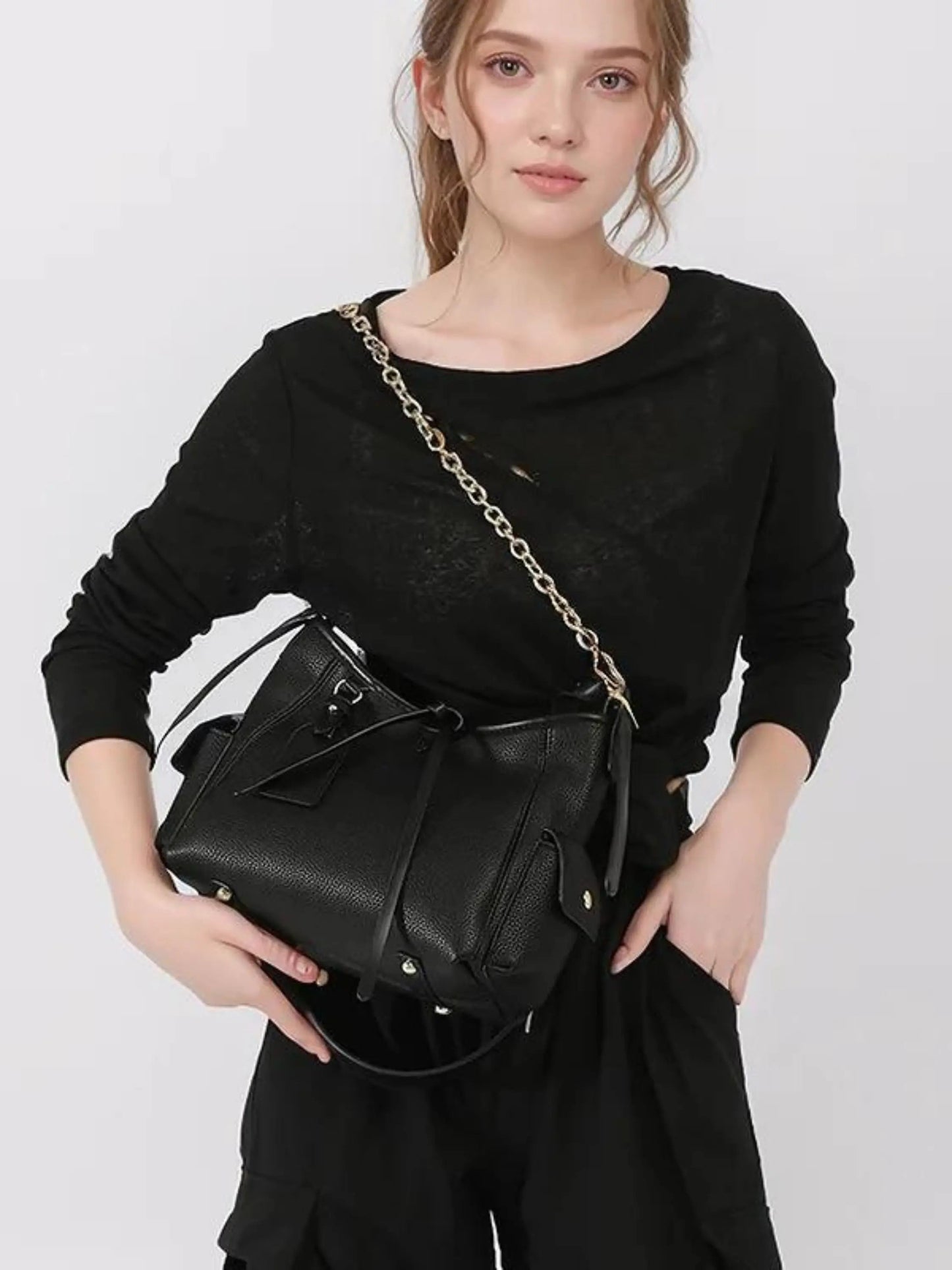 Women Leather Shoulder Bag 4