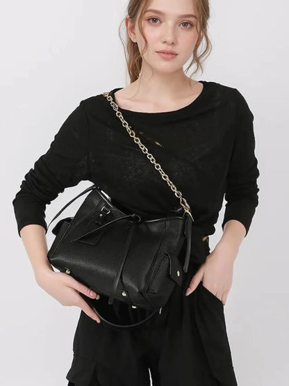 Women Leather Shoulder Bag 4