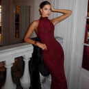Women Maxi Dress Red 2