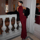 Women Maxi Dress Red 3