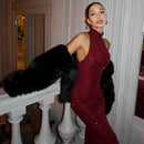 Women Maxi Dress Red 5