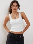 Women Ribbed Tank Top 0