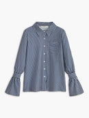 Women'S Blouse Flared Sleeves 1
