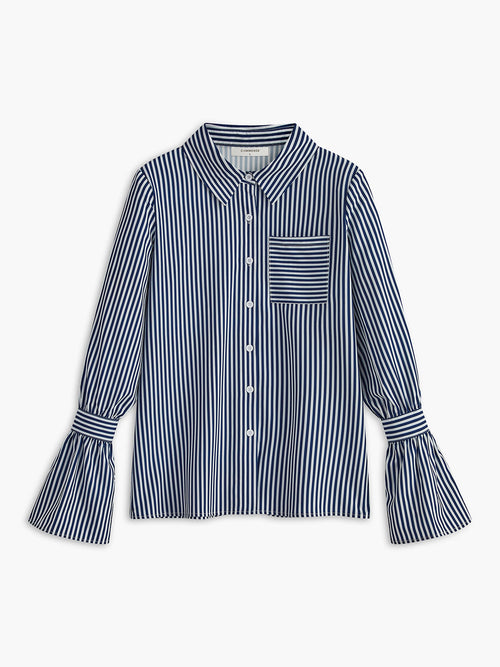 Women'S Blouse Flared Sleeves 1