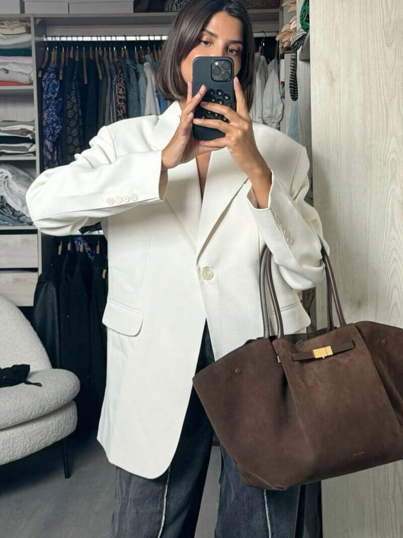 Women'S Handbag Suede 3