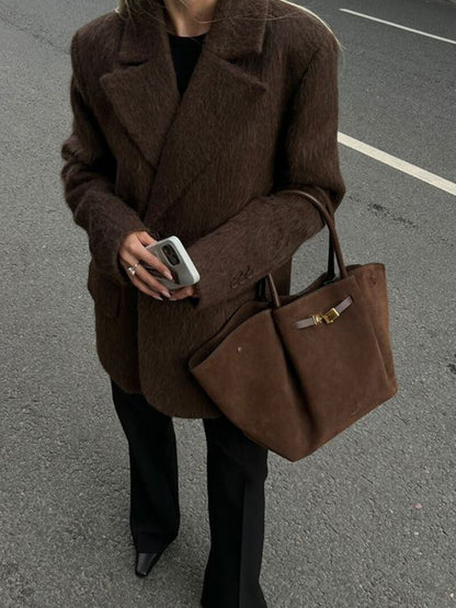 Women'S Handbag Suede 5