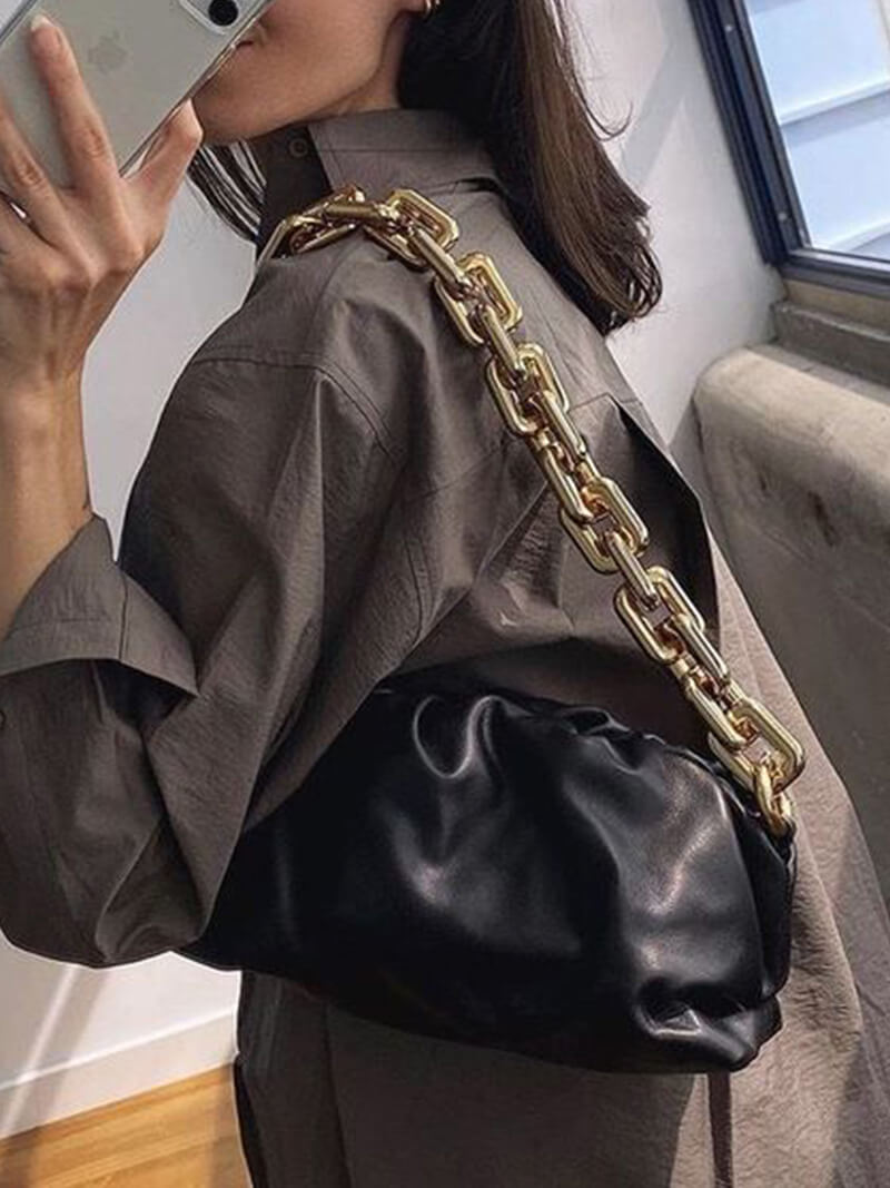 Women'S Handbag With Gold Chain 8