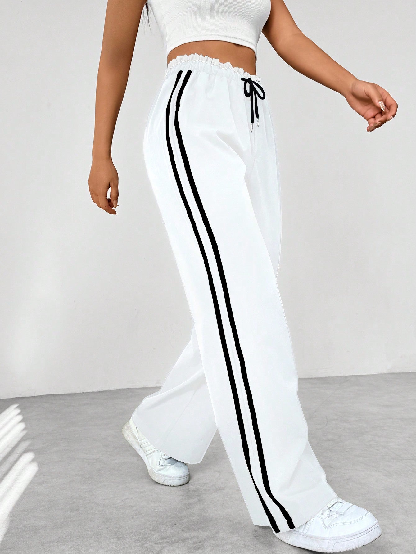 Women'S Trousers Wide Leg 4